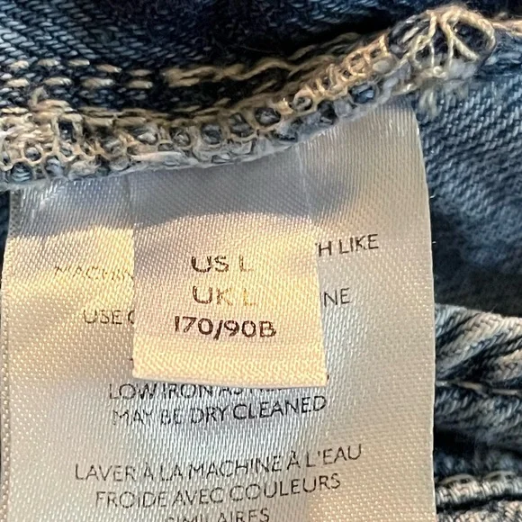 WE THE FREE Ziggy Blue Denim Women’s Overalls (size L) - Picture 7 of 15